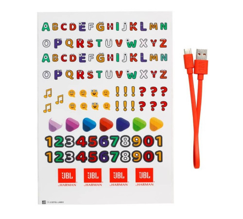 Гарнітура JBL JR310BT, Bluetooth, червоний/синій